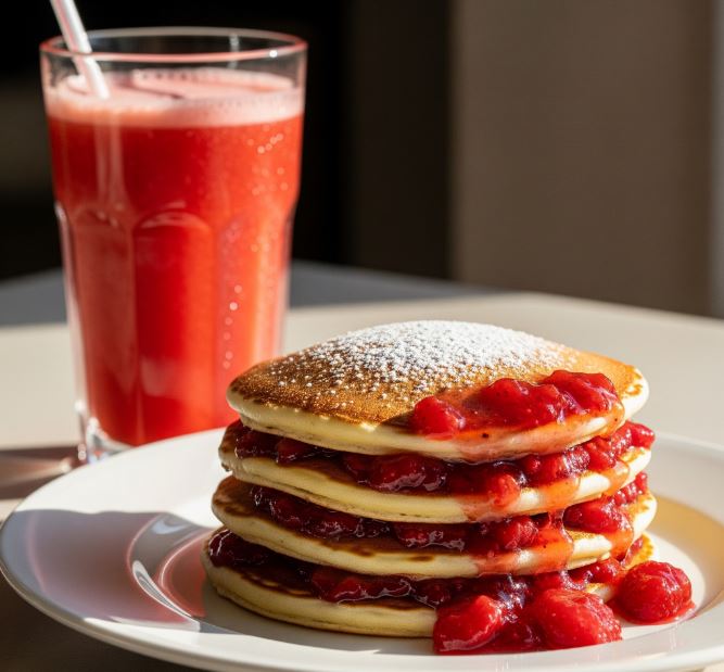 Pancakes with Jam